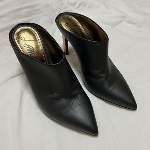 LANVIN black mule pumps sz 8